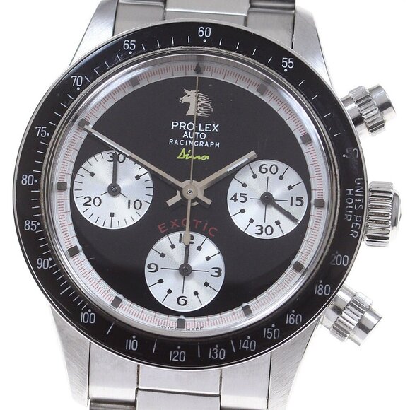 PRO-LEX racing rough dino Chronograph black Dial Automatic Men's Watch_862474 - Picture 2 of 7